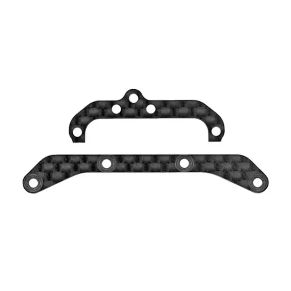 Team Associated Rc28r Upper & Lower Pod Plate Set