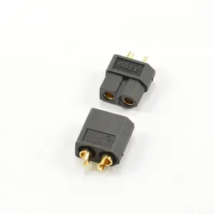 Centro Xt-60 Black Connector (Male/Female)