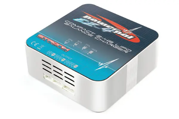 Etronix Powerpal Ez-4 50w Lipo 2-4s Ac Charger (Uk Plug)