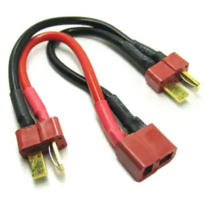 Etronix Deans 2s Battery Harness for 2 Packs in Series 14awg Silicone Wire