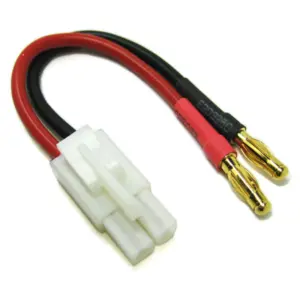 Etronix Male Tamiya to Two 4.0MM Male Connector Adaptor