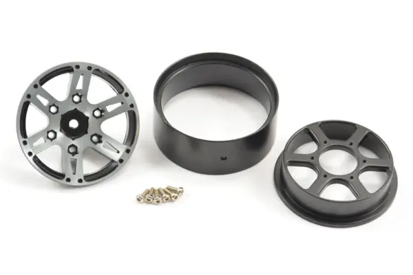 Fastrax 1.9" Heavyweight Split 6-Spoke Alloy Beadlock Wheels