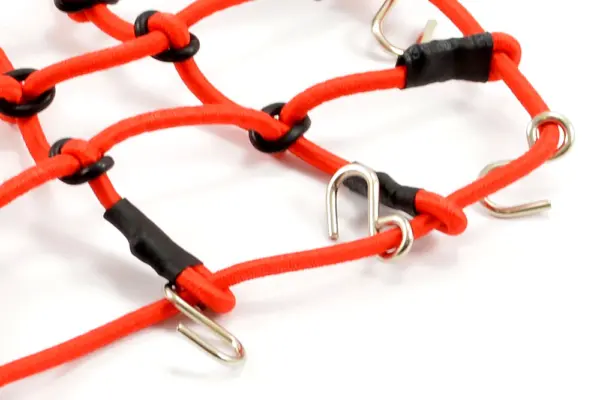 Fastrax Luggage Net W/Hooks L130mm X W110mm (Unstretched)