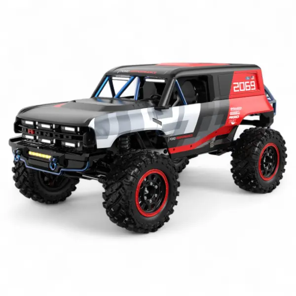 MJX H12p Brushless 1:12th Scale Crawler Truck (2s Lipo Version) - Ford Bronco R
