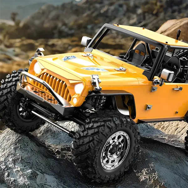MJX H12y+ Pro Brushless 1:12th Scale Crawler Truck (2s Lipo Version) - Yellow