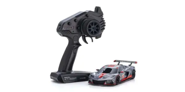 Kyosho Mini-Z MR04 RWD Corvette C8-R Gun Metal/Red (W-Mm/Kt531p)