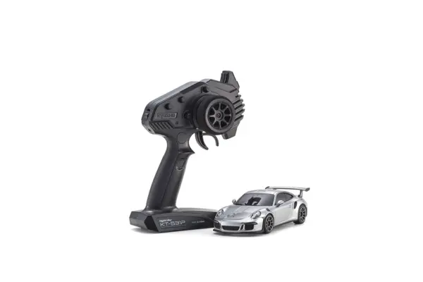 Kyosho Mini-Z MR04 RWD Porsche 911 GT3 RS Silver (N-Rm/Kt531p)