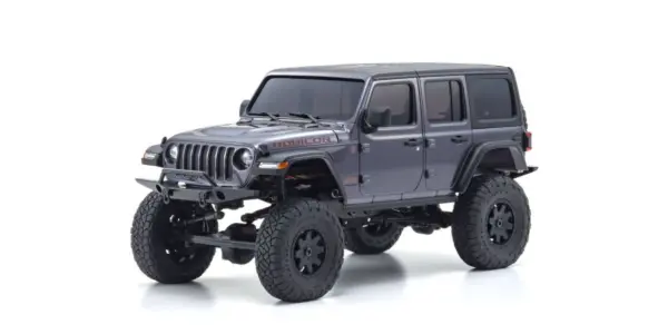 Mini-Z 4X4 MX-01 Jeep Wrangler Rubicon Granite Metallic (KT531P)