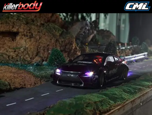 Killerbody Lexus Rc F 195mm Wide Body Full Kit Bodyshell