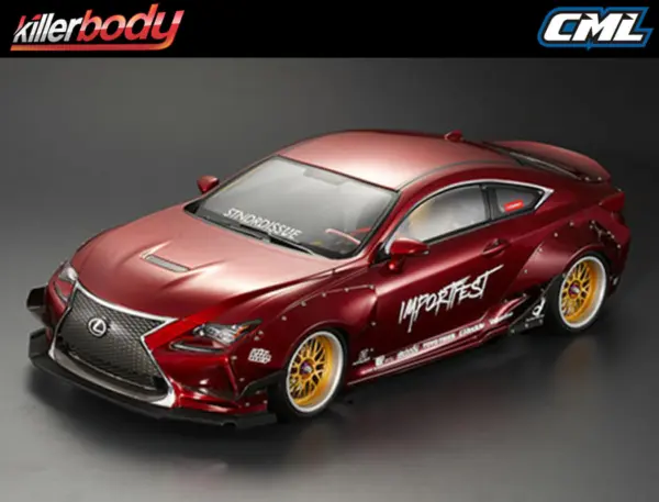 Killerbody Lexus Rc F 195mm Wide Body Full Kit Bodyshell