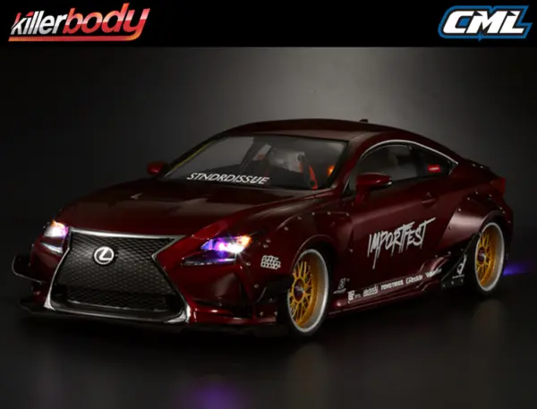 Killerbody Lexus Rc F 195mm Wide Body Full Kit Bodyshell