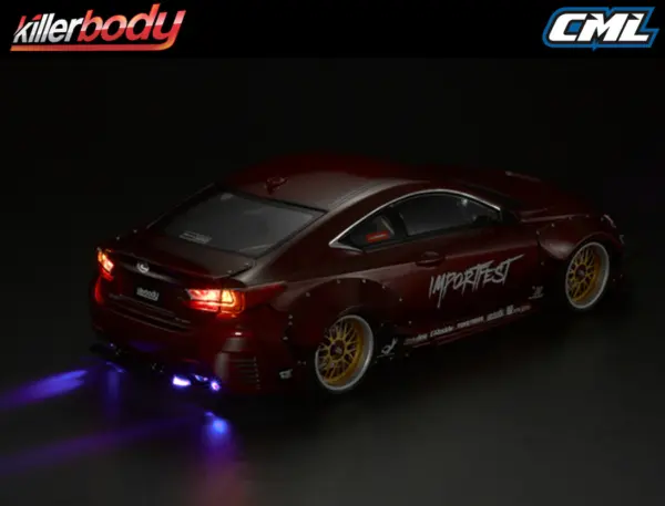 Killerbody Lexus Rc F 195mm Wide Body Full Kit Bodyshell