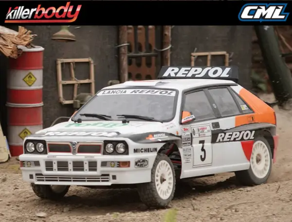 Killerbody Lancia Delta Repsol '93 Rally Kit on Venus Chassis