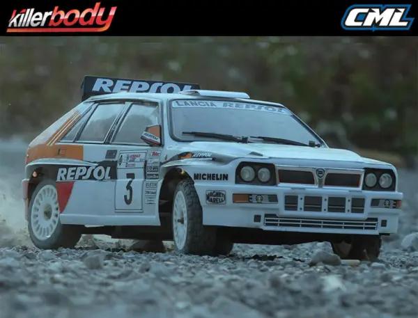 Killerbody Lancia Delta Repsol '93 Rally Kit on Venus Chassis