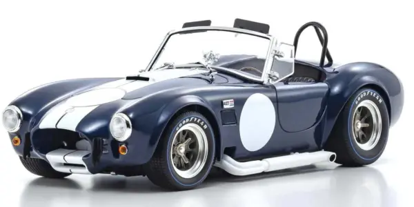 Kyosho 1:18 Shelby Cobra 427 S/C Spider 1962 Dark Blue-White