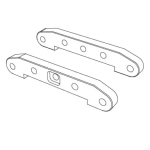 MJX Hyper Go 10208 V1 Suspension Arm Braces - Part Number M10400