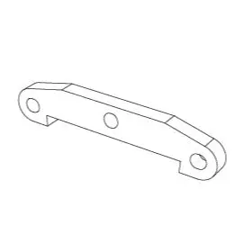 MJX Hyper Go 16207 Rear Suspension Arm Brace - Part Number M1640a