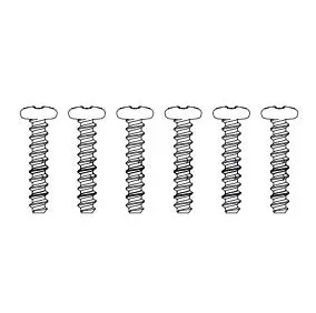 MJX Hyper Go Round Flat Head Screw 6 Pack - Part Number M23104