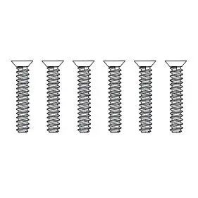 MJX Hyper Go Countersunk Flat Tail Screw 6 Pack - Part Number M23124