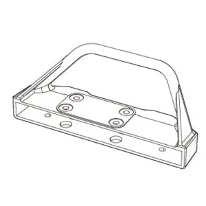 MJX Hyper Go H12y+ Front Bumper Assembly - Part Number P12y03-S
