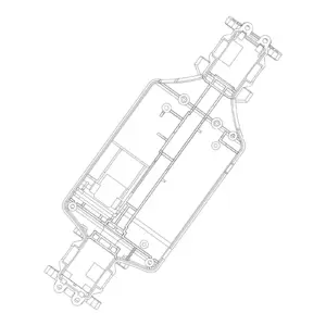 MJX Hyper Go 20208 Bottom Frame Chassis - Part Number P2015b