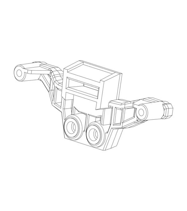 MJX Hyper Go 20208 Replacement Front Shock Tower - Part Number P2017b