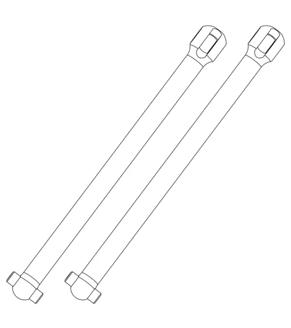 MJX Hyper Go 20208 CVD Drive Shafts (2 Pack) - Part Number P2041 – view 2