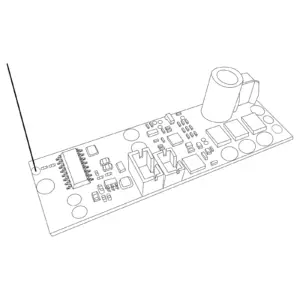 MJX Hyper Go 20208 Main PCB Receiver Esc Board - Part Number P20er