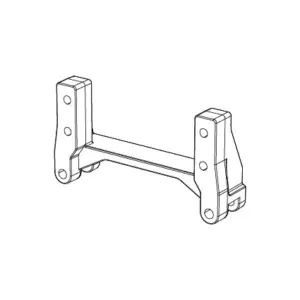 MJX H8h All-Rock Steering Servo Mount - Part Number P8hv17