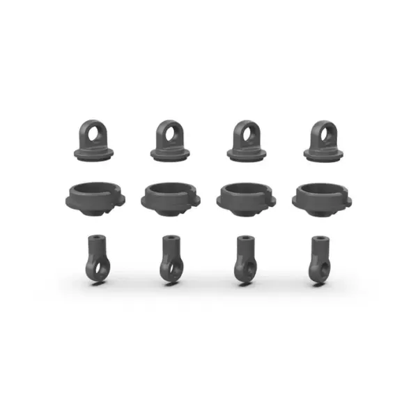 Rlaarlo Replacement Shock Cap Set for 1:10 on-Road Cars - Part Number R10006