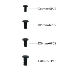 Rlaarlo Cap Head Hex Machine Screw Set - Part Number R10101