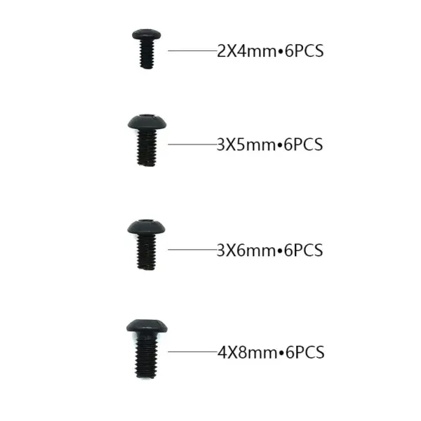 Rlaarlo Cap Head Hex Machine Screw Set - Part Number R10101