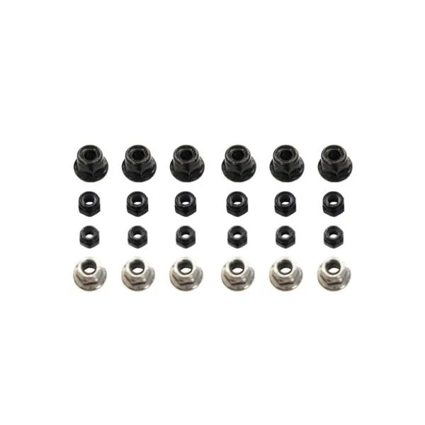 Rlaarlo m2.5 M3 and M4 Locking Nuts Set - Part Number R11104