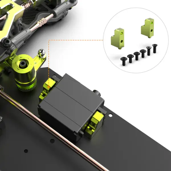 Rlaarlo Upgrade Alloy Servo Post Set - Part Number R11136