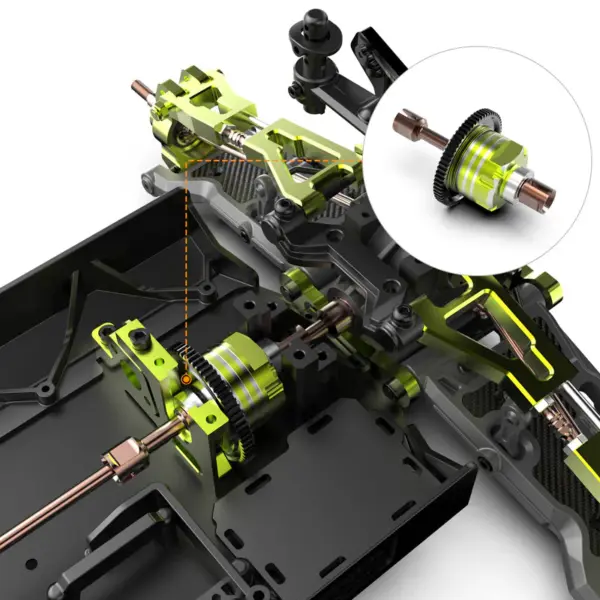 Rlaarlo Upgrade CNC 65t Central Differential Gear - Part Number R11139