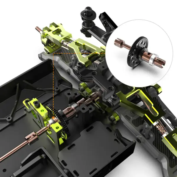 Rlaarlo Upgrade S2 Steel Straight Drive Centre Gear (60t) - Part Number R11144