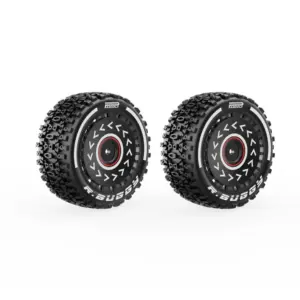 Rlaarlo X12s Blue Rear Tyre & Wheel Set (Glued) - Part Number R16112
