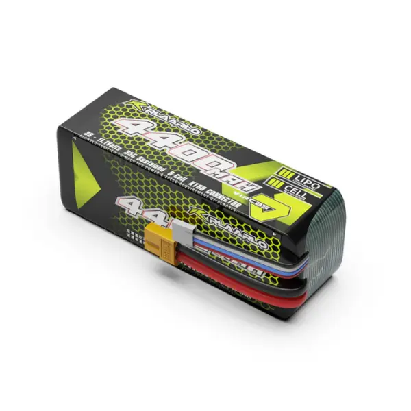 Rlaarlo Large Capacity 11.1v 3s 4400mah Lipo Battery - Part Number Re038