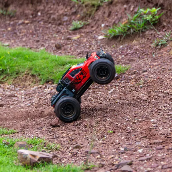 Rlaarlo Rog1 Brushless 1:14 Scale 78kph Mini Truck - Red (2s & 3s Lipo Version)