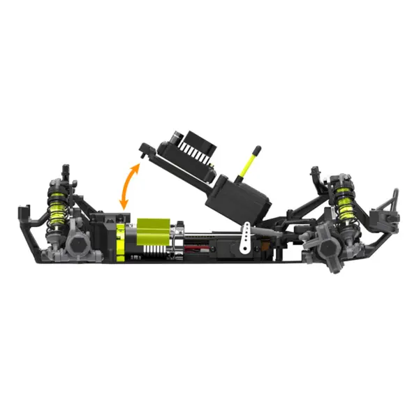 Rlaarlo Rog1 Brushless 1:14 Scale 78kph Mini Truck - Red (2s & 3s Lipo Version)