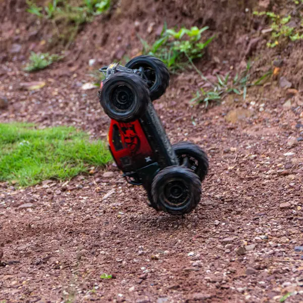 Rlaarlo Rog1 Brushless 1:14 Scale 78kph Mini Truck - Red (2s & 3s Lipo Version)