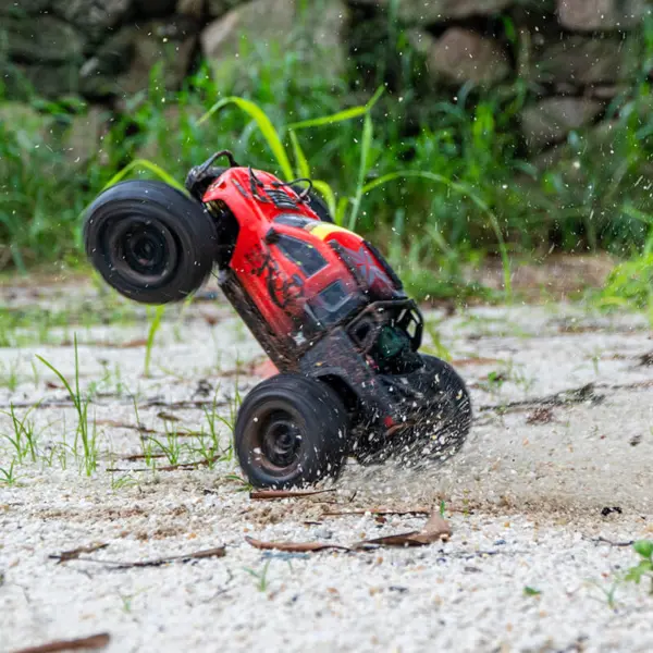 Rlaarlo Rog1 Brushless 1:14 Scale 78kph Mini Truck - Red (2s & 3s Lipo Version)