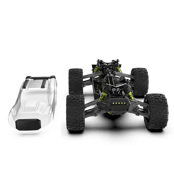 Rlaarlo Omni-Terminator Carbon 1:10 Scale Truck Rolling Chassis - (Clear Shell)