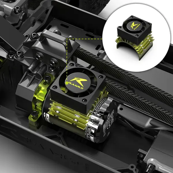 Rlaarlo Motor Heat Sink and Cooling Fan for 36 Range Motor - Part Number Rz065