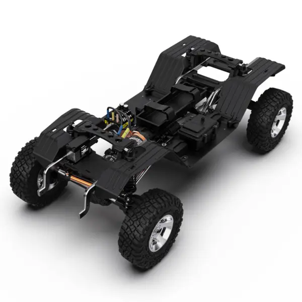 Rlaarlo Tk07 Pro Brushless 1:7 Scale Crawler Truck - Red (2s-4s Lipo Version)