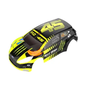 Rlaarlo XTS F10 Green Body Shell With Stickers (Carbon Livery) - Part Number XTS-027