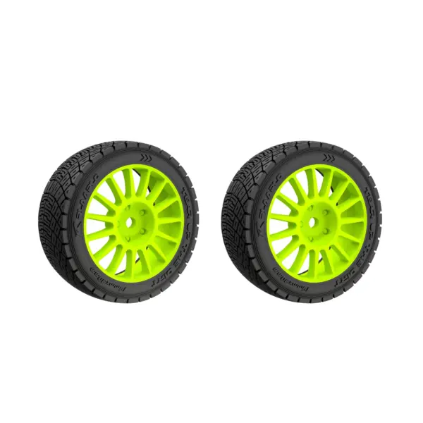 Rlaarlo XTS F10 Replacement Green/Yellow Wheels 2 Pack - Part Number XTS-032