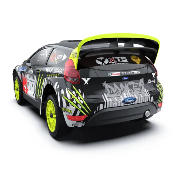 Rlaarlo XTS F10 Carbon Brushless 1:10 Scale Rally Car - Green (3s Lipo Version)