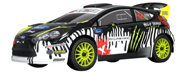 Rlaarlo XTS F10 Carbon Brushless 1:10 Scale Rally Car - Green (3s Lipo Version)