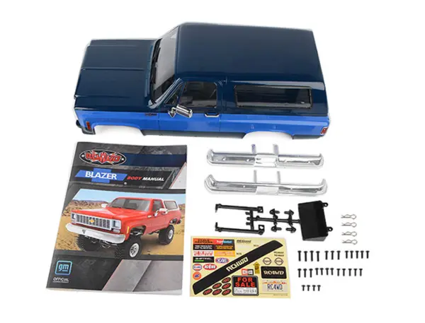 Rc4wd Chevrolet Blazer Hard Body Complete Set (Navy/Blue)